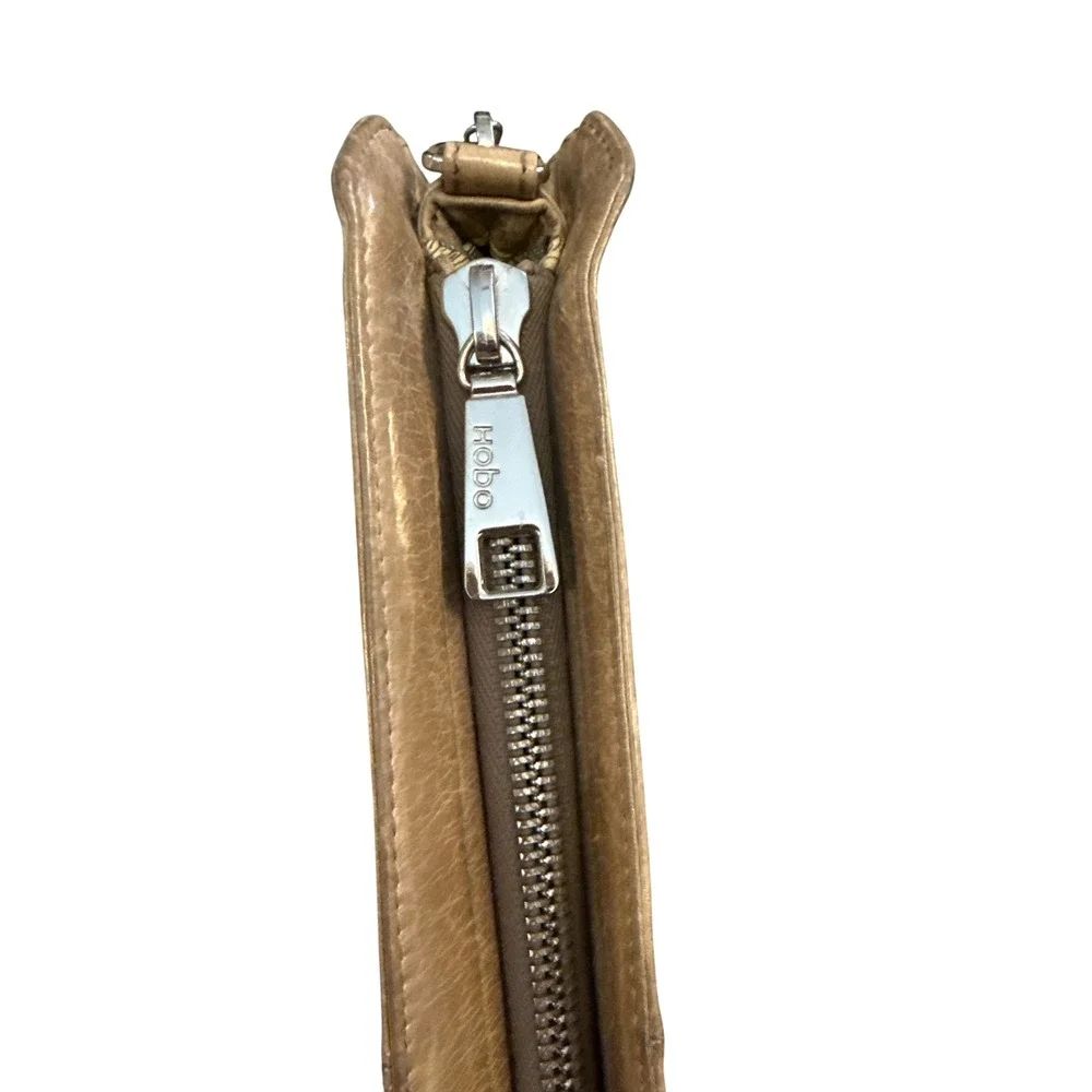 Hobo International Crossbody Bag Womens Small‎ Metallic Bronze Leather Boho